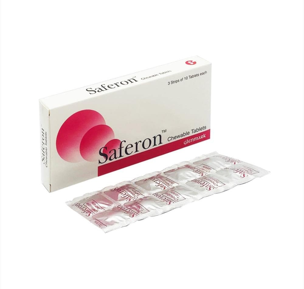Saferon ( hộp 3 vỉ x 10 viên ) | GLENMARK