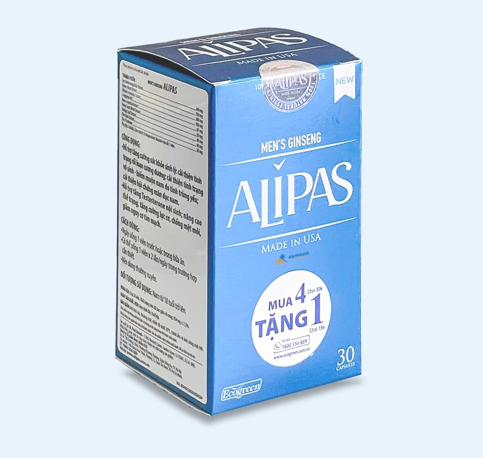 Sâm Alipas® |【Lọ 30 viên】 