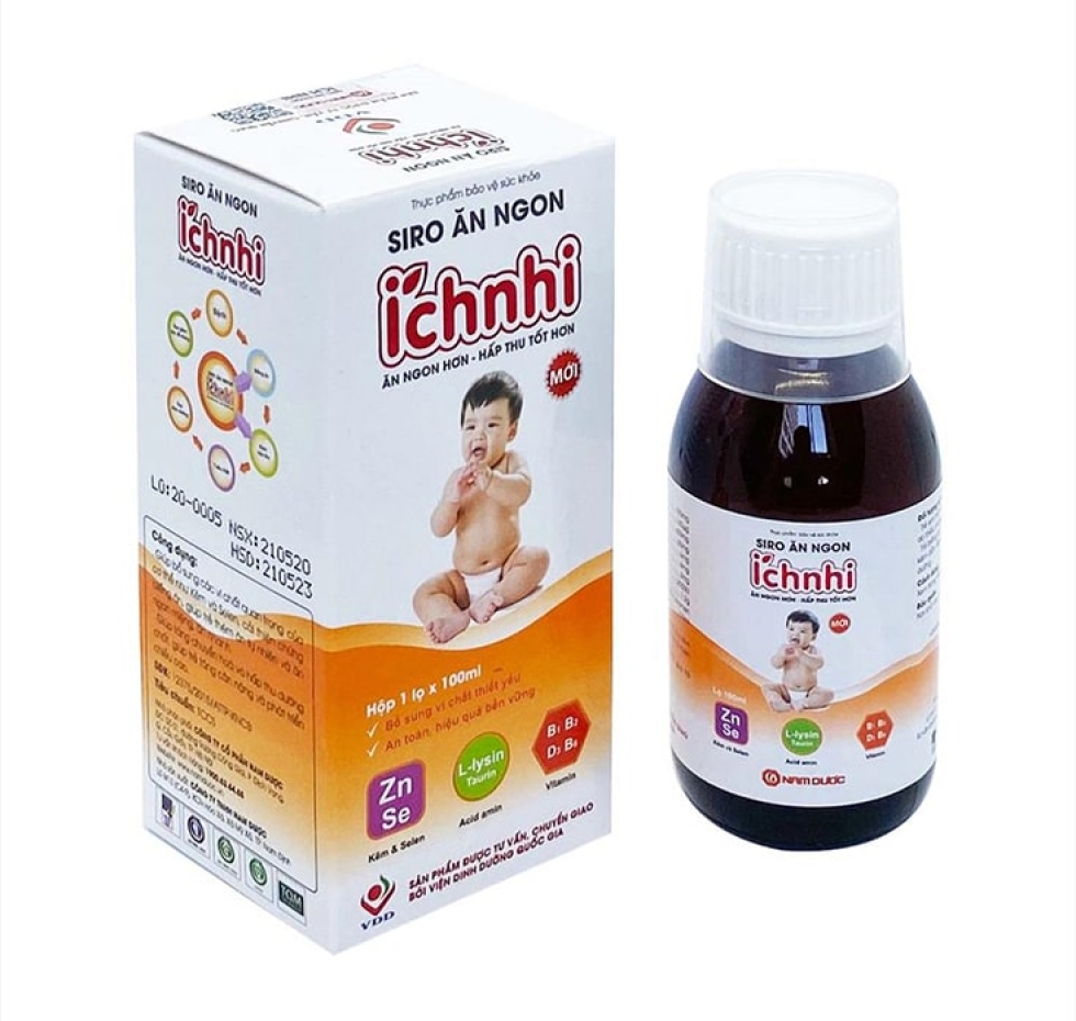Siro Ăn Ngon Ích Nhi | Chai 100ml