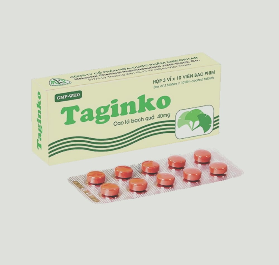 Taginko 40mg ( hộp 3 vỉ x 10 viên )
