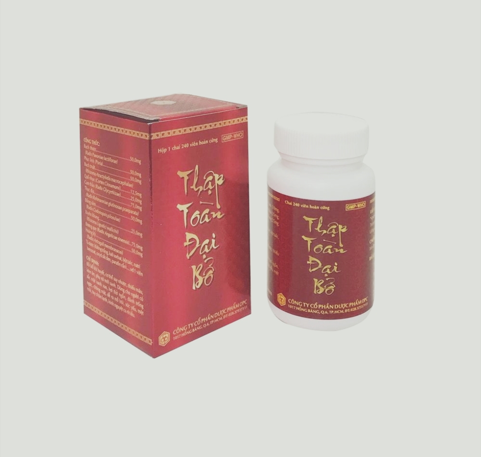 Thập toàn đại bổ ( chai 240 viên hoàn )
