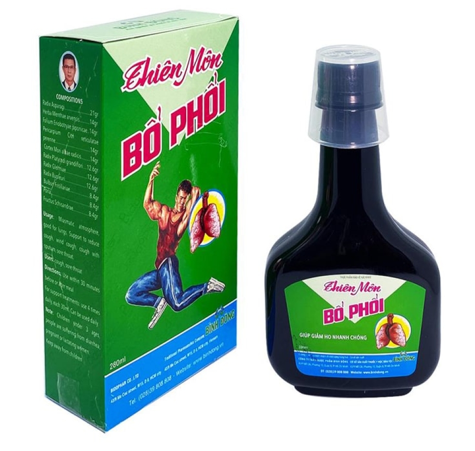 Thiên Môn Bổ Phổi Bình Đông ® (chai 280ml)