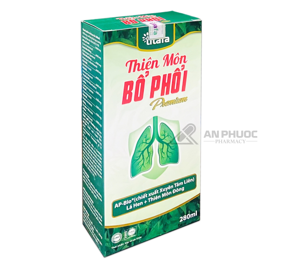 Thiên Môn Bổ Phổi Premium 280Ml | Tradiphar 