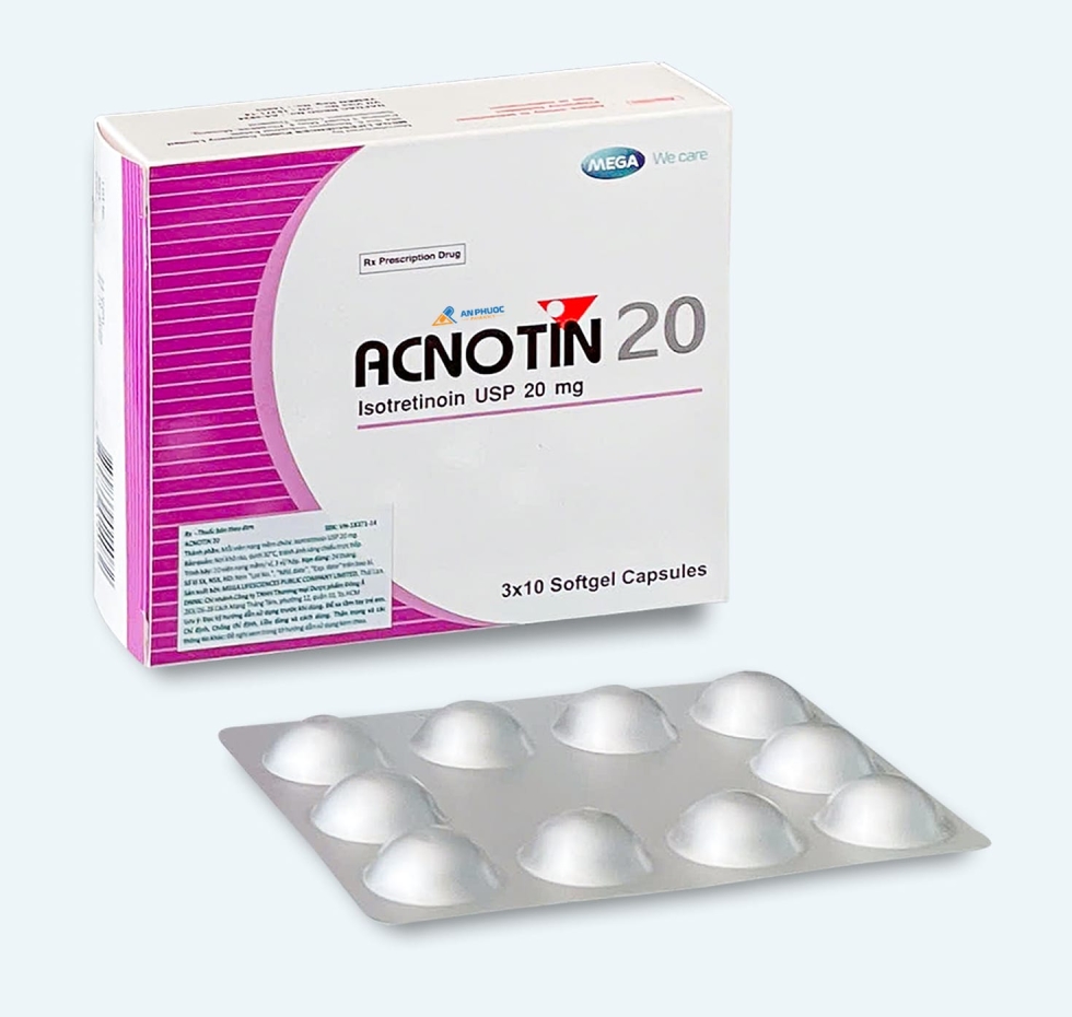 Thuốc Acnotin®  20mg | Isotretionin |【Hộp 30 viên】