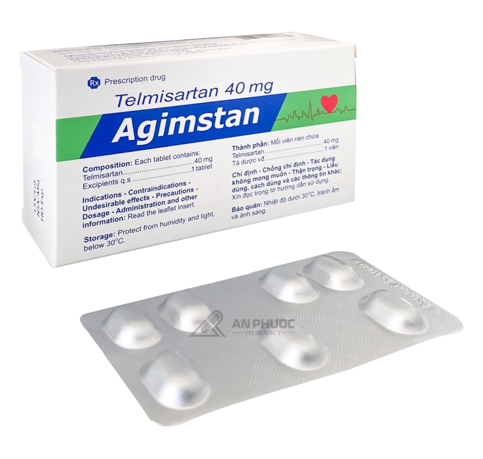 Thuốc Agimstan™ 40mg | Telmisartan 