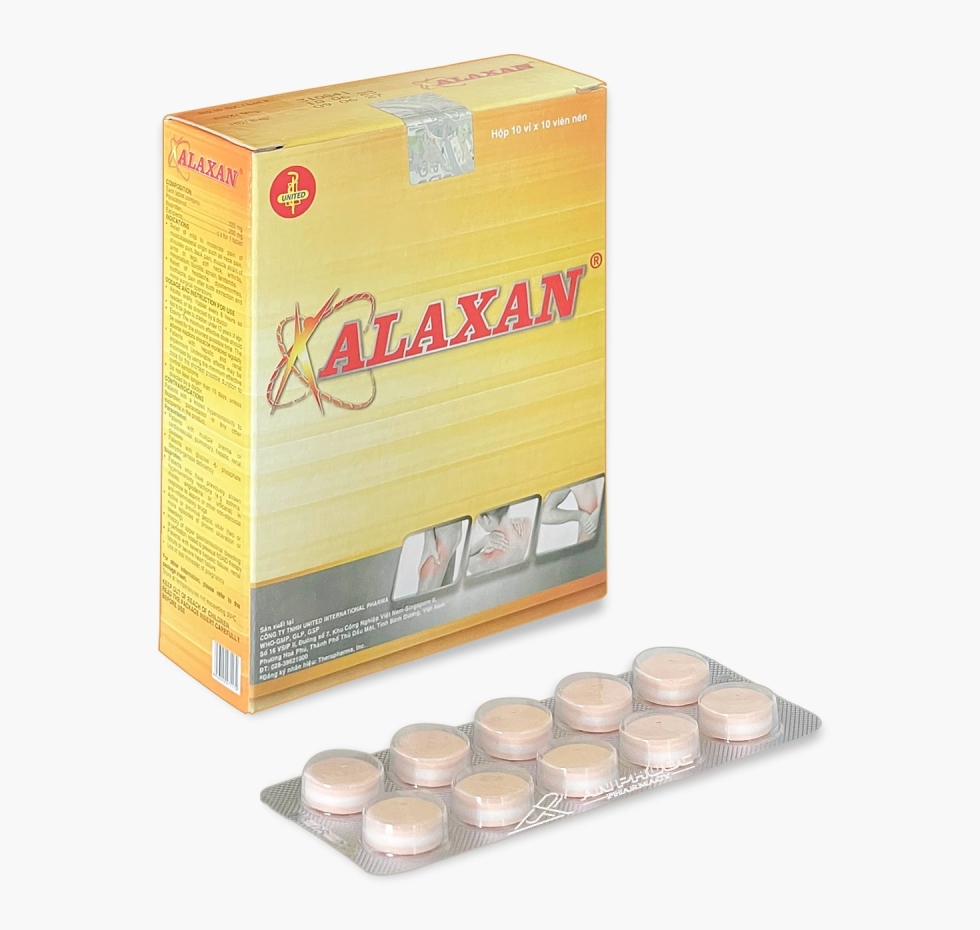 Thuốc Alaxan® | Giảm đau nhức |【Hộp 100 viên】