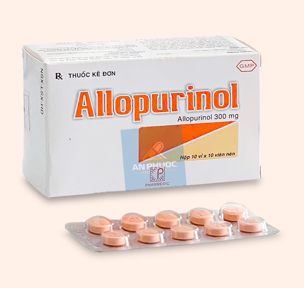 Thuốc Allopurinol ® 300mg | Pharmedic |【Hộp 100 viên】