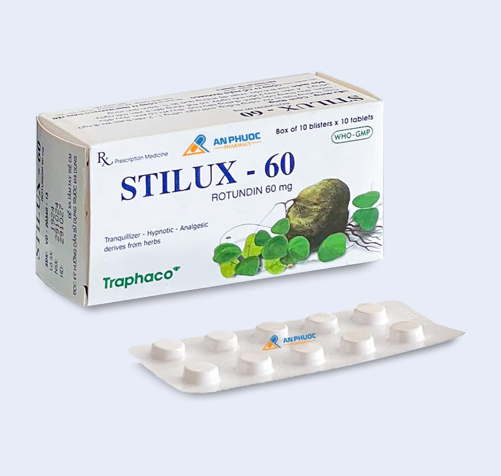 Thuốc An Thần Stilux-60® | Rotundin |【Hộp 100 viên】