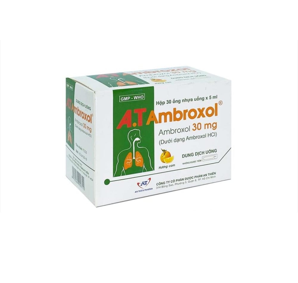 Thuốc A.T Ambroxol 30mg (ống 5ml)
