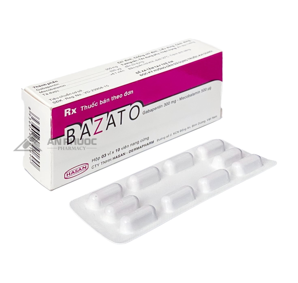 Thuốc Bazato™ | Gabapentin - mecobalamin