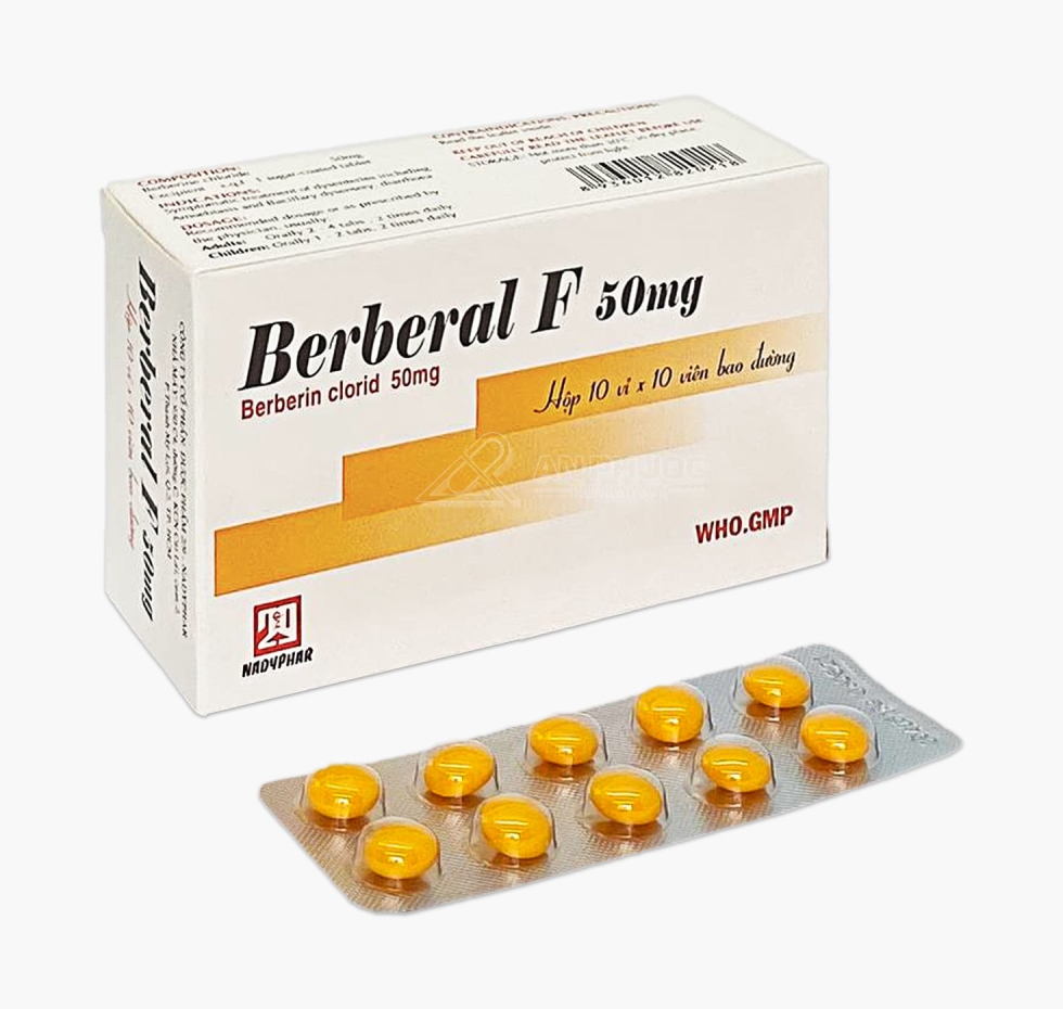 Thuốc Berberal F™  50mg (berberine)