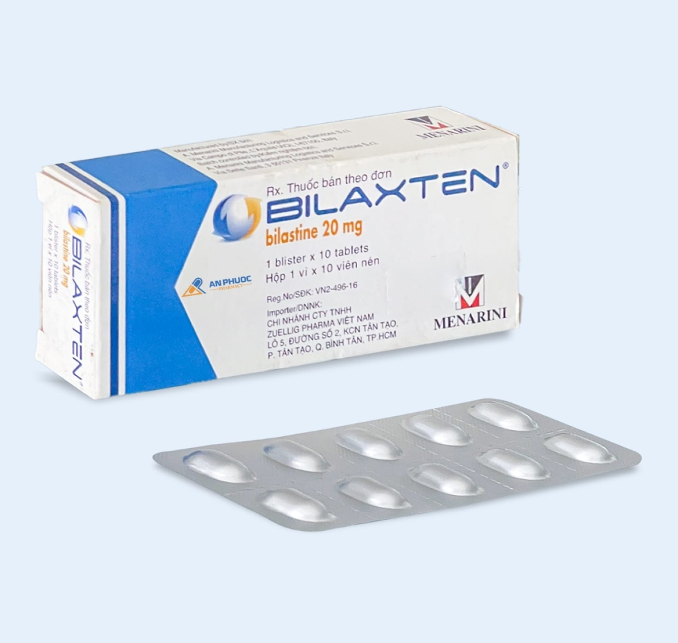 Thuốc Bilaxten® 20mg | Bilastine |【Hộp 10 viên】