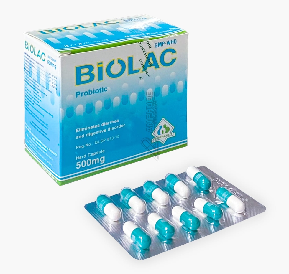 Thuốc Biolac® probiotic 500mg | Men vi sinh 