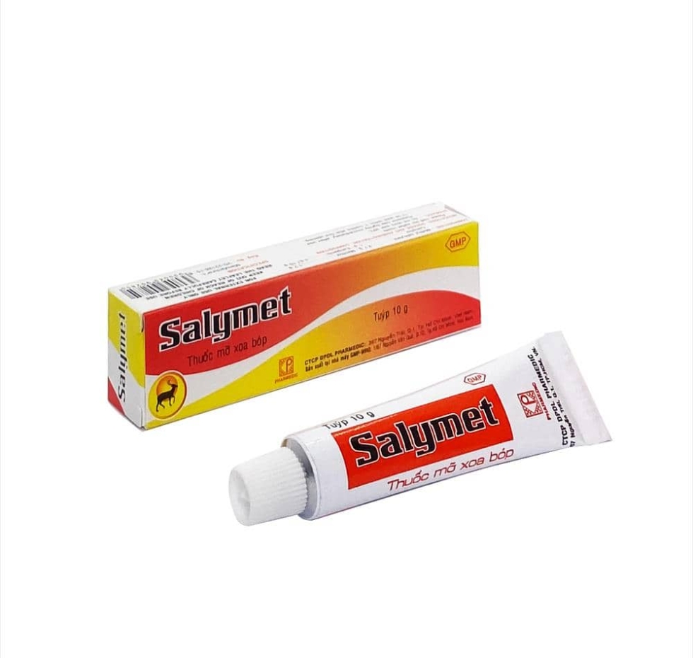 Thuốc bôi giảm đau Salymet cream tuýp 10g
