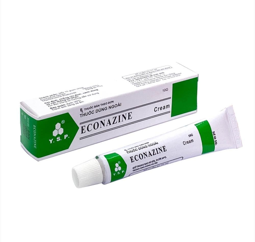 Thuốc bôi trị nấm tại chỗ econazine 