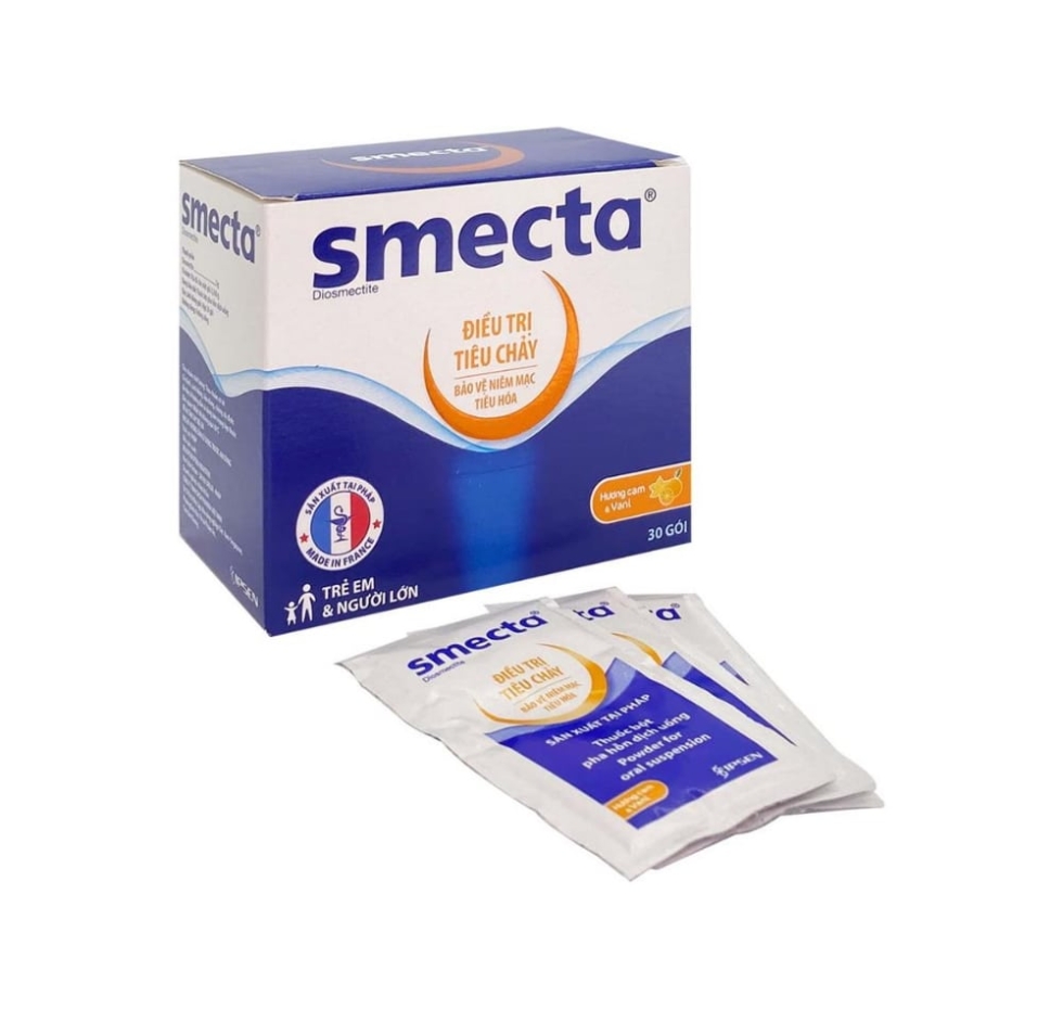 Thuốc bột trị tiêu chảy Smecta 