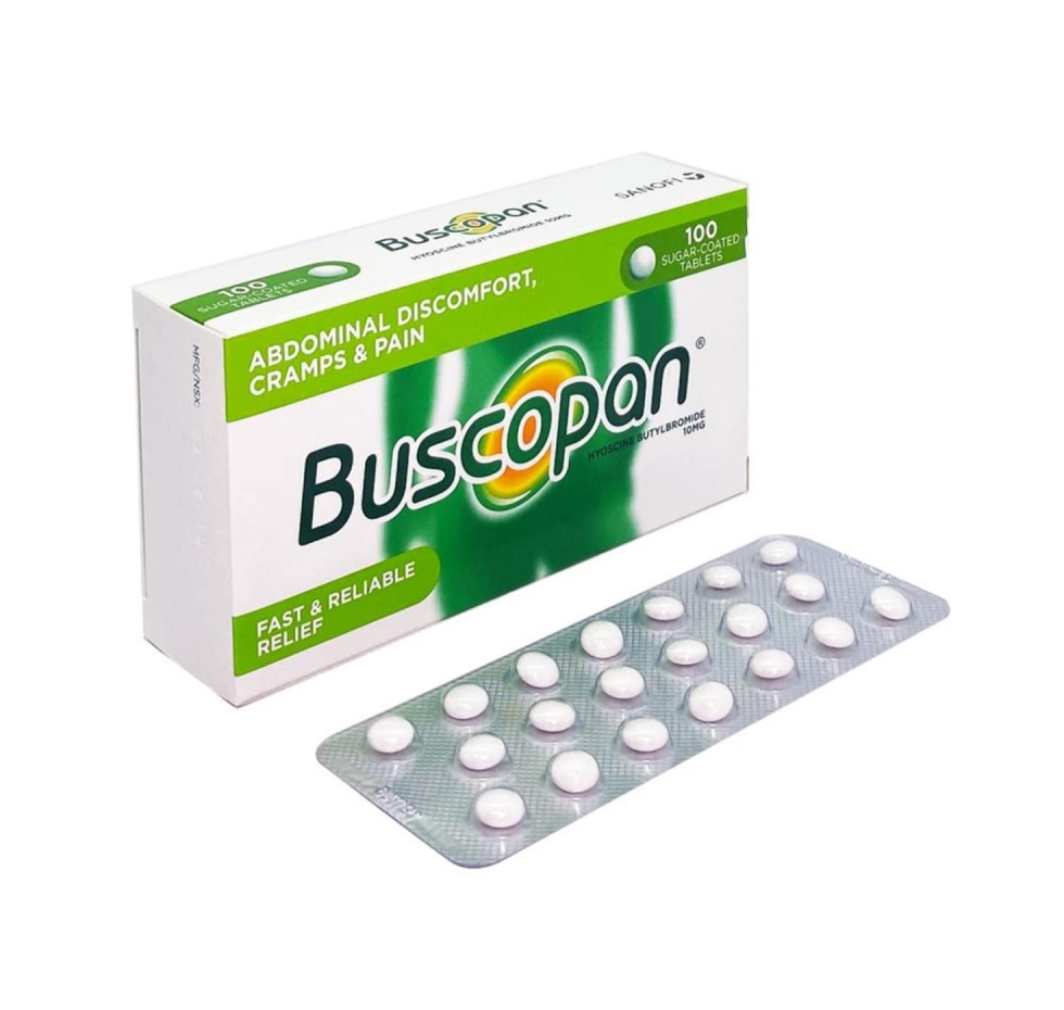 Thuốc Buscopan 10mg (hyoscin)