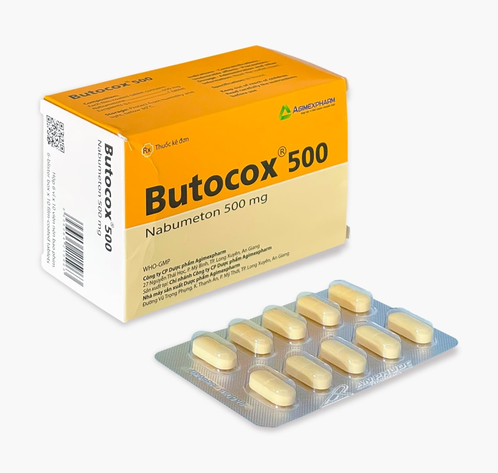 Thuốc Butocox® 500mg | Nabumeton |【Hộp 60 viên】