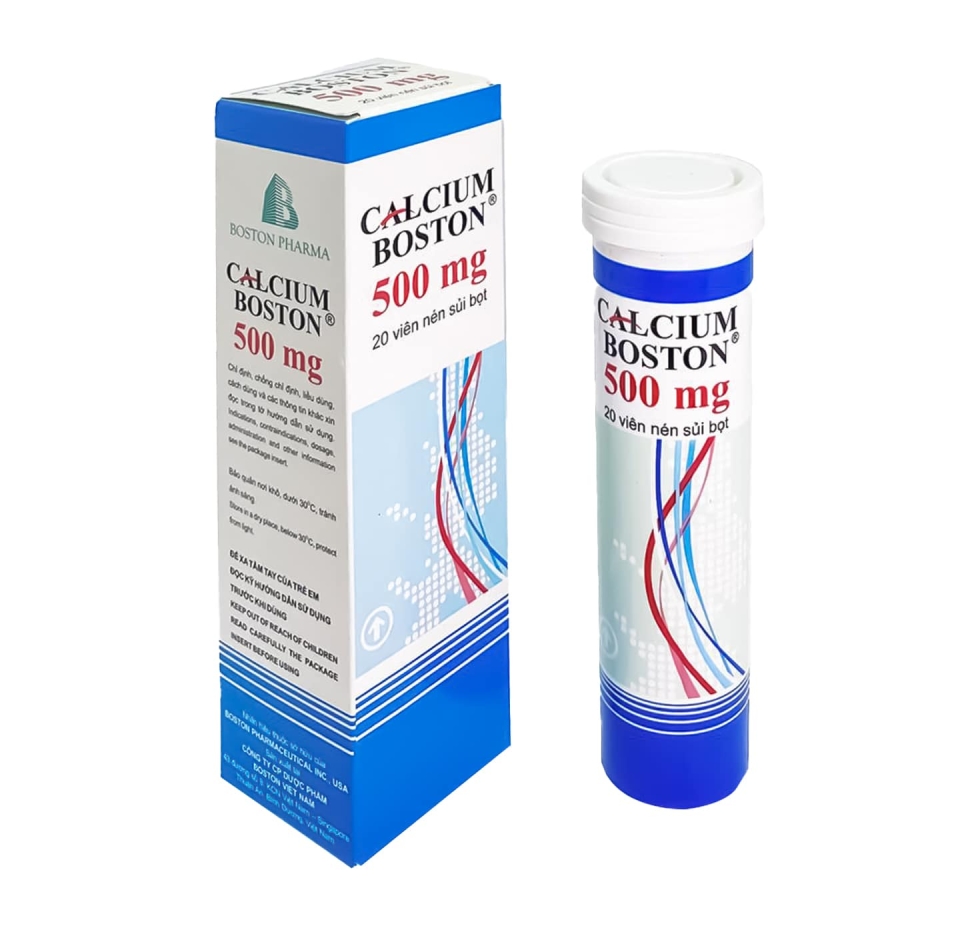 Thuốc Calcium Boston™ 500mg | viên sủi