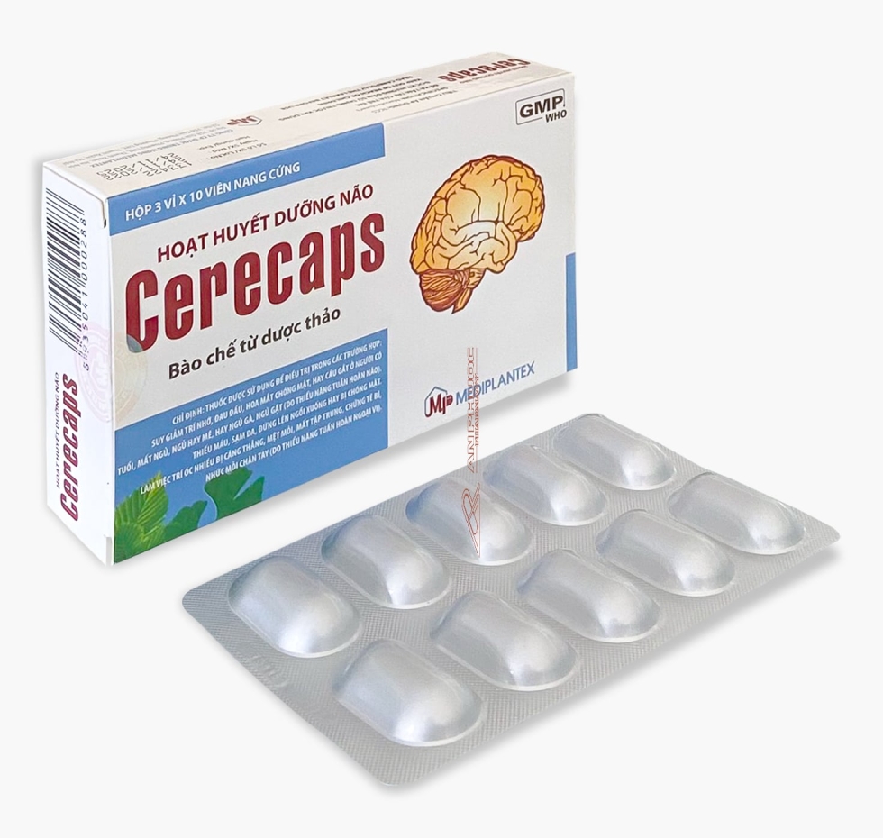 Thuốc Cerecaps® | Hoạt huyết dưỡng não 