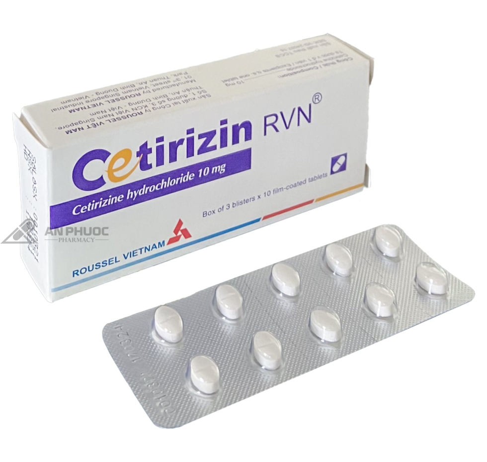 Thuốc Cetirizine RVN™ 10mg | Cetirizine 