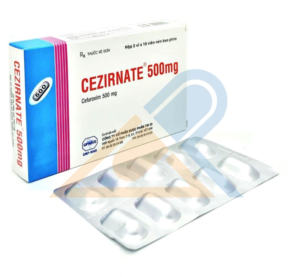 Thuốc Cezinate™500mg (cefuroxime)