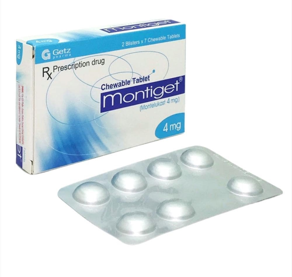 Thuốc chống dị ứng montiget 4mg (viên)