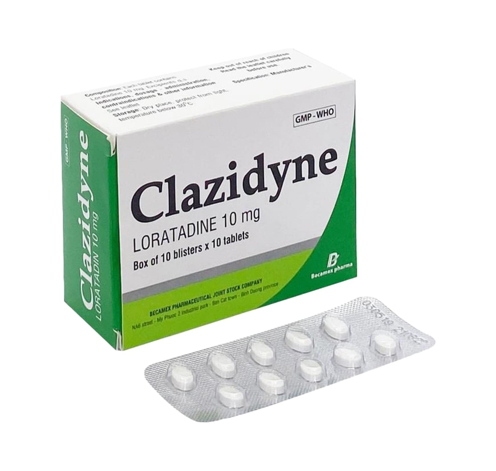 Thuốc Clazidyne™ 10mg (loratadin)