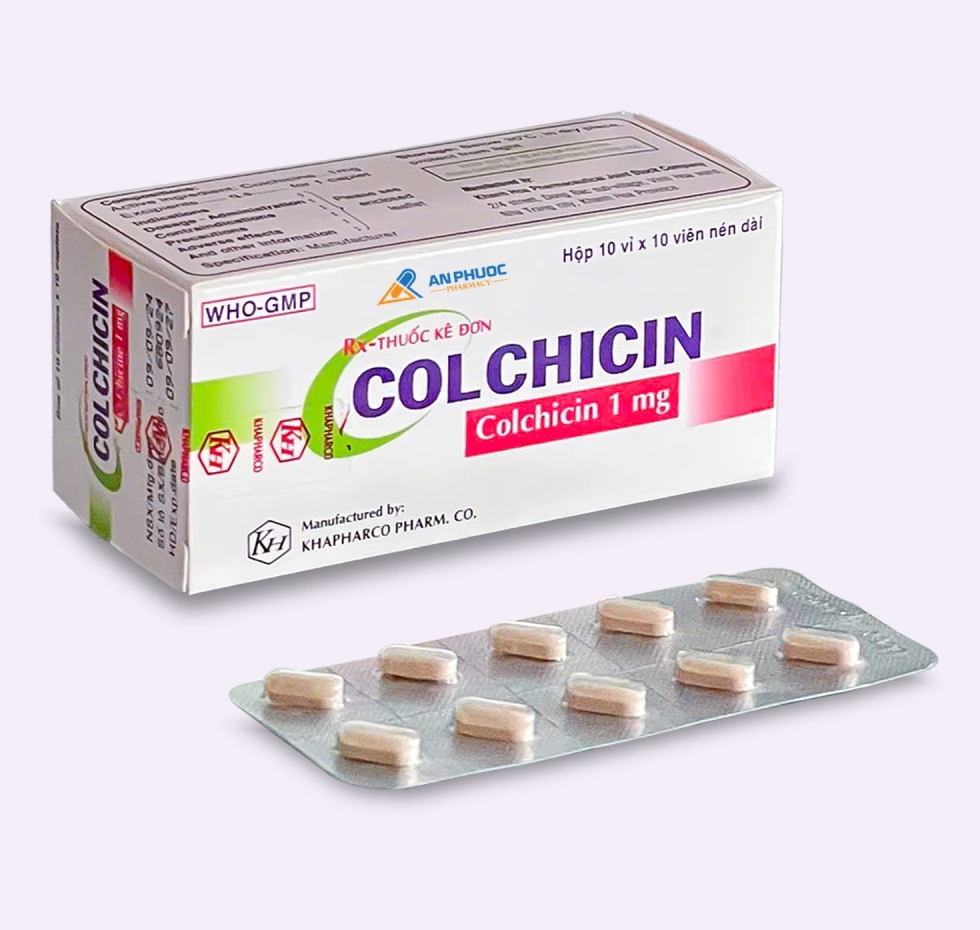 Thuốc Colchicin®  1mg | Khapharco |【Hộp 100 viên】
