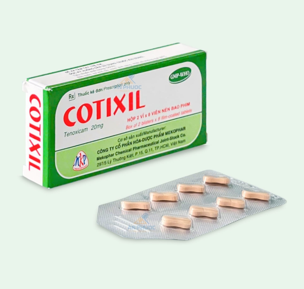 Thuốc Cotixil® 20mg | Tenoxicam |【Hộp 16 Viên】