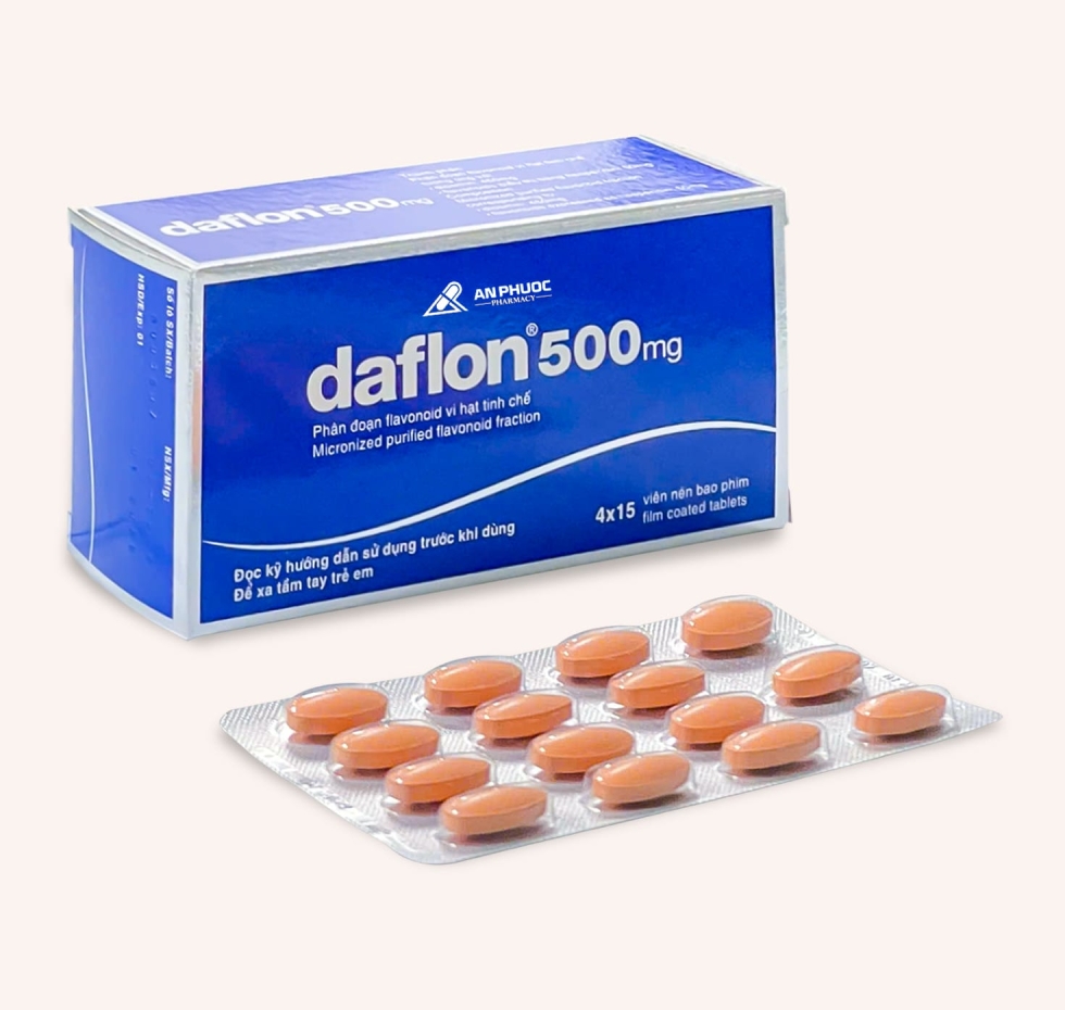 Thuốc Daflon® 500mg |【Hộp 60 viên】