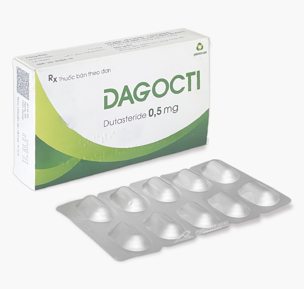 Thuốc Dagocti® 0.5mg | Dutasteride |【Hộp 30 viên】