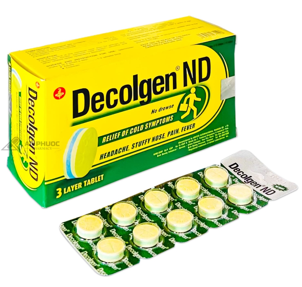 Thuốc Decolgen ND™ | Không gây buồn ngủ