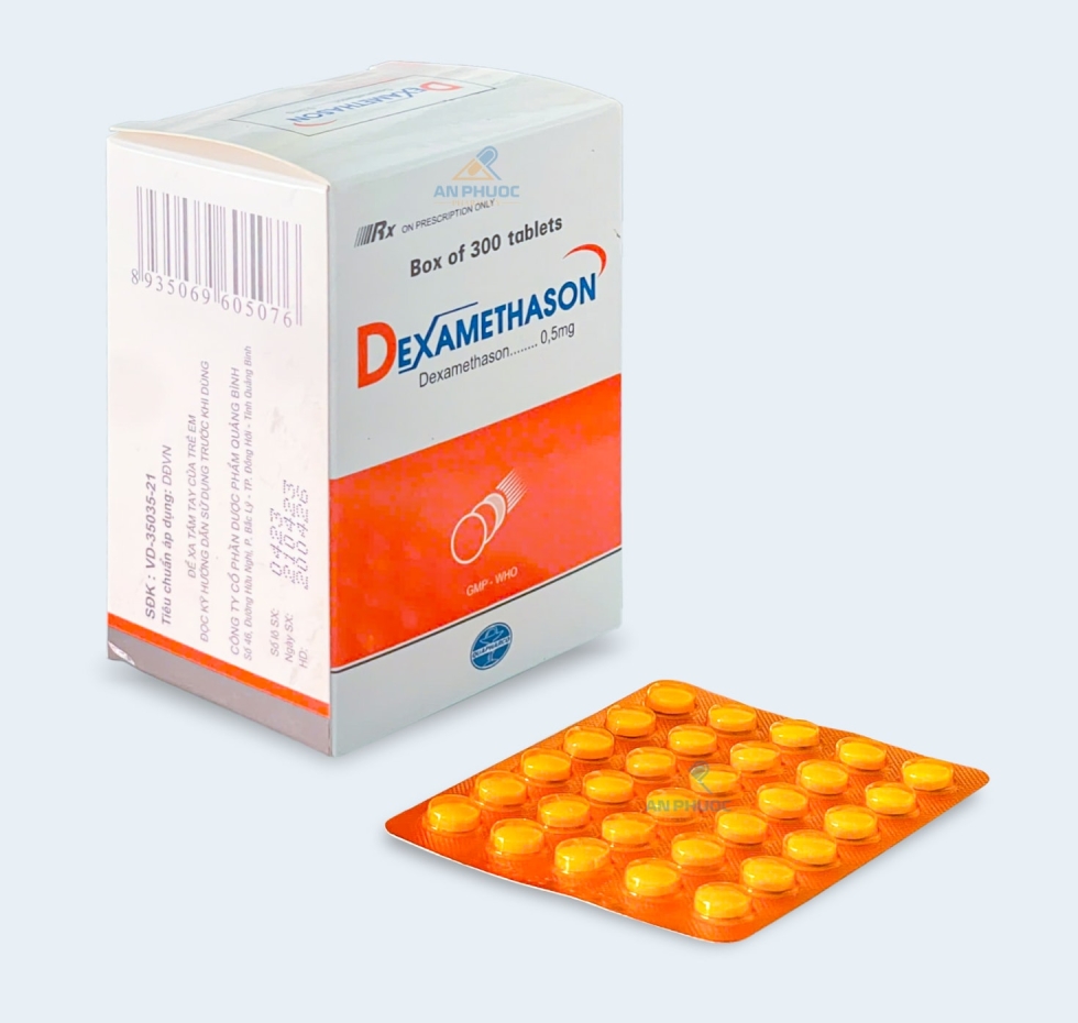 Thuốc Dexamethason® 0.5mg | Quapharco |【Hộp 300 viên】