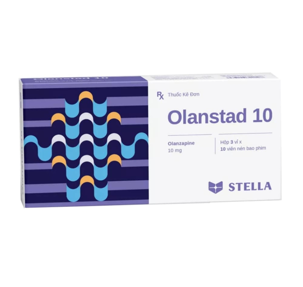 Thuốc điều trị tâm thần phân liệt Olanstad 10mg