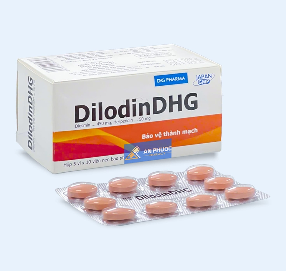 Thuốc Dilodin DHG® 500mg |【Hộp 50 viên】