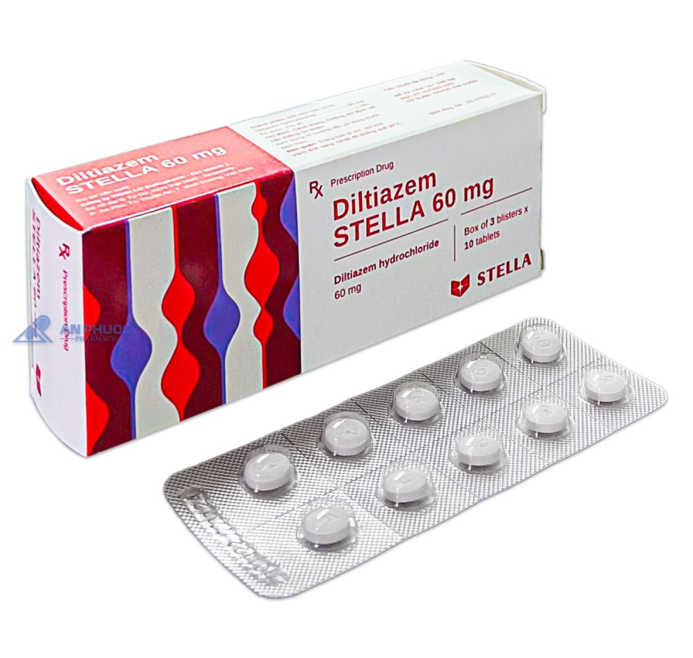 Thuốc Diltiazem STELLA® 60 mg 