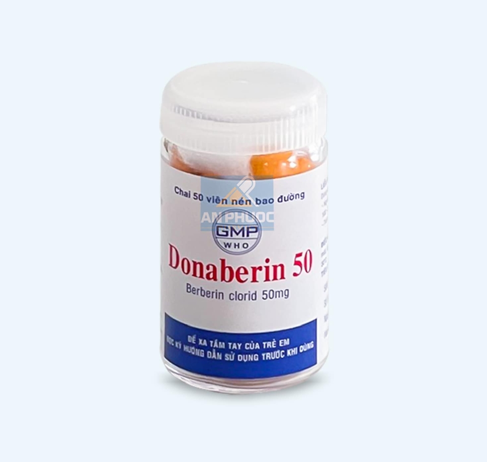 Thuốc Donaberin® 50mg | Berberin |【Lọ 50 viên】 