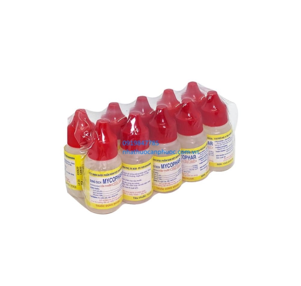 Thuốc dùng ngoài Mycophar (chai 12ml)
