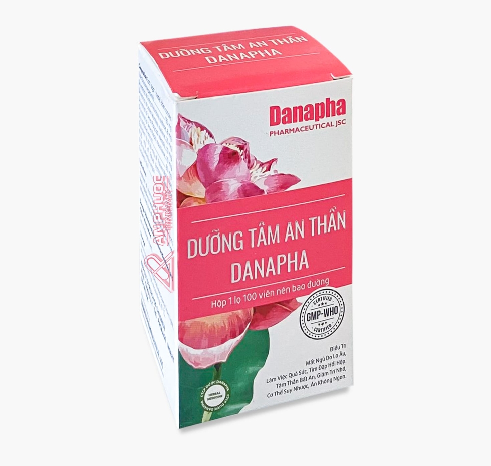 Thuốc Dưỡng Tâm An Thần® Lọ 100 viên | DANAPHA