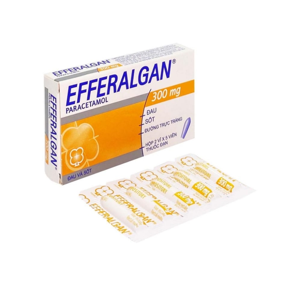 Thuốc Efferalgan 300mg đặt trực tràng