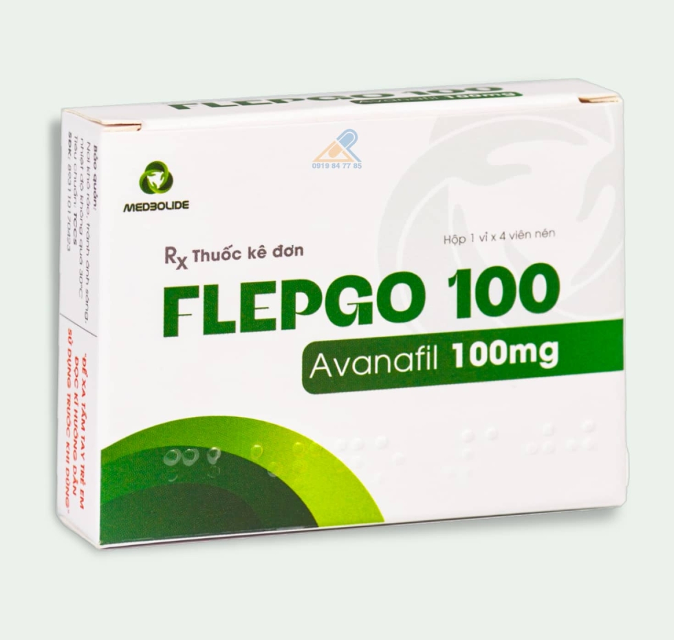 Thuốc Flepgo® 100mg | Avanafil |【Hộp 4 viên】