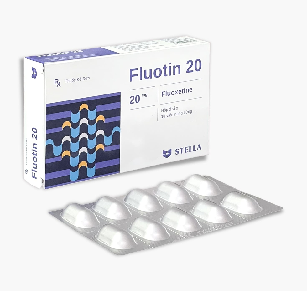 Thuốc Fluotin® 20mg | Fluoxetine |【Hộp 20 viên】