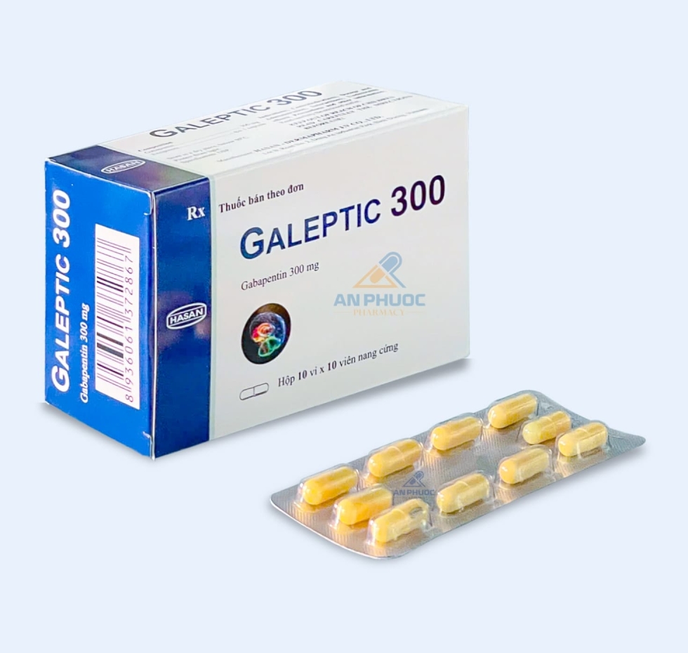 Thuốc Galeptic® 300mg | Gabapentin |【Hộp 100 Viên】