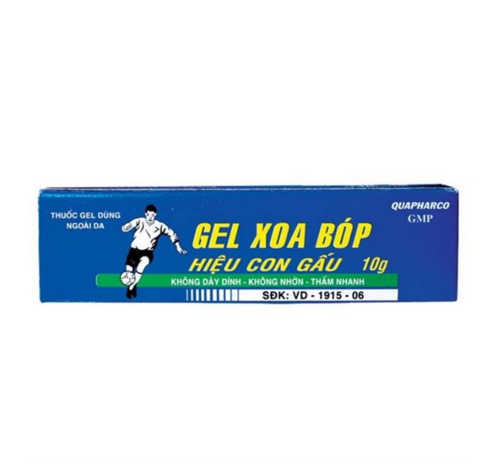 Thuốc gel xoa bóp con gấu tuýp 10gam