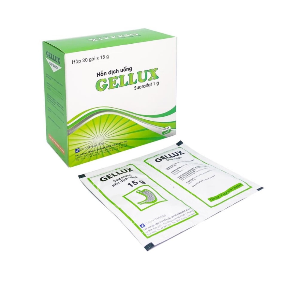 Thuốc Gellux gói 15g 