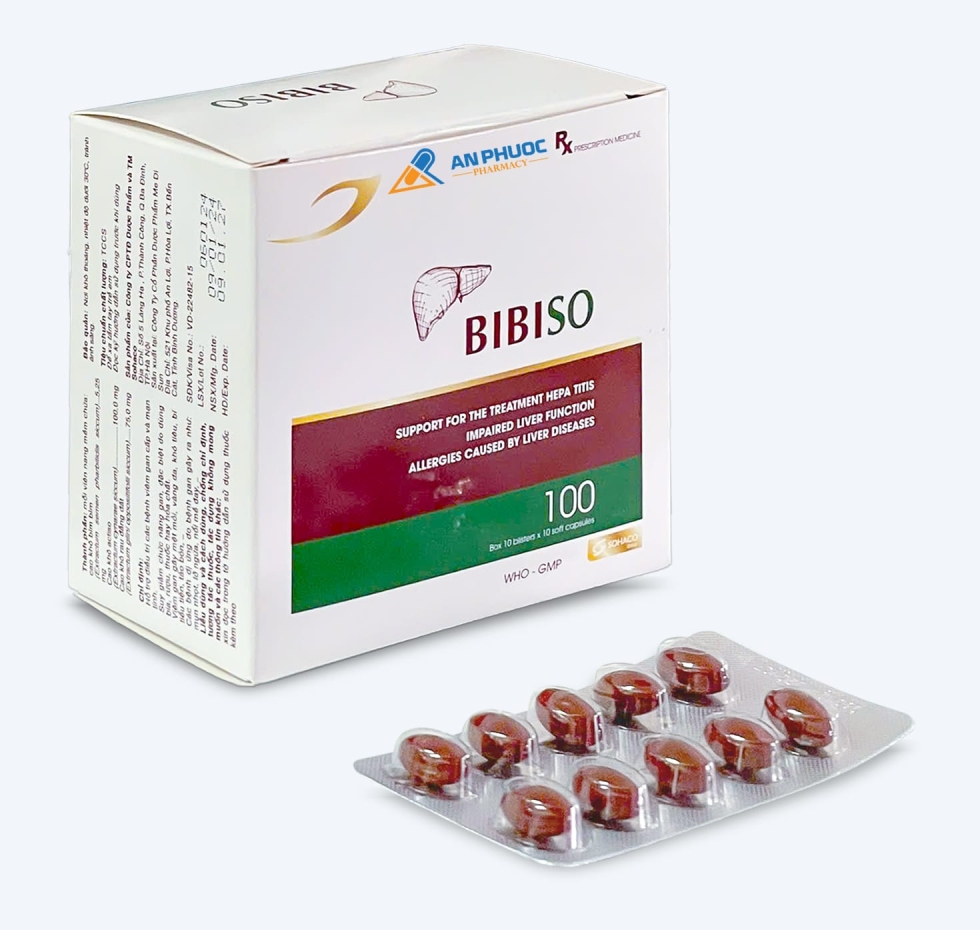 Thuốc Giải Độc Gan Bibiso® |【Hộp 100 viên】