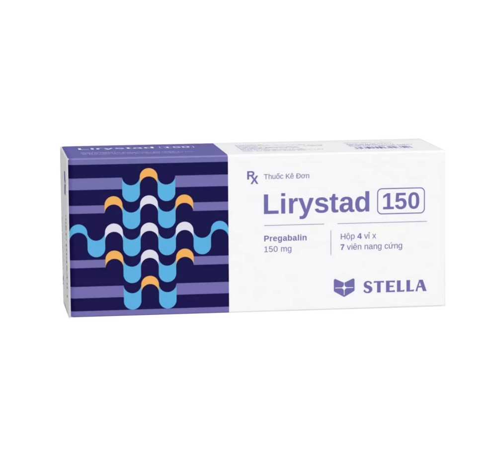Thuốc giảm đau thần kinh Lirystad 150mg  
