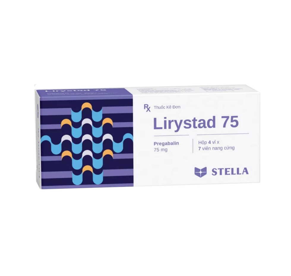 Thuốc giảm đau thần kinh Lirystad 75mg 