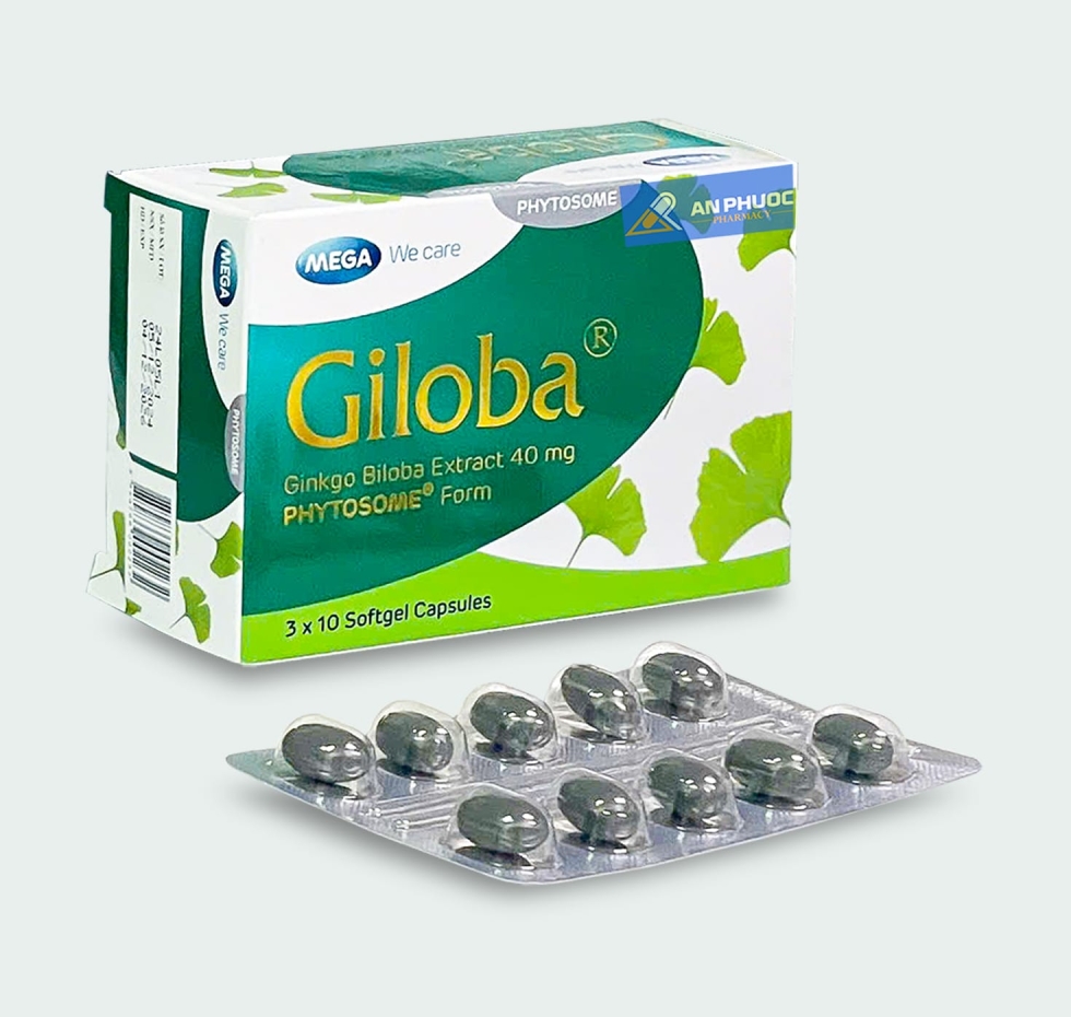 Thuốc Giloba® 40mg | Ginkgo biloba Phytosome |【Hộp/30 viên】
